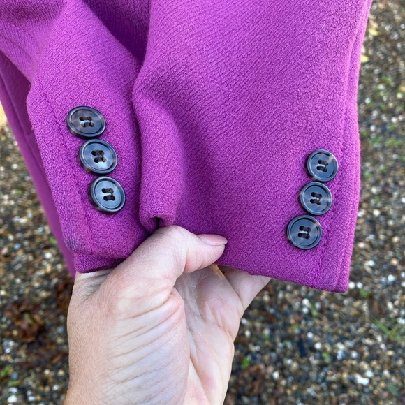 JCREW lady day coat 4P in Fresh Raspberry Color - Picture 5 of 14